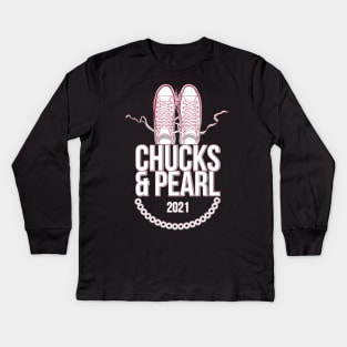 chucks and pearl 2021 Kids Long Sleeve T-Shirt